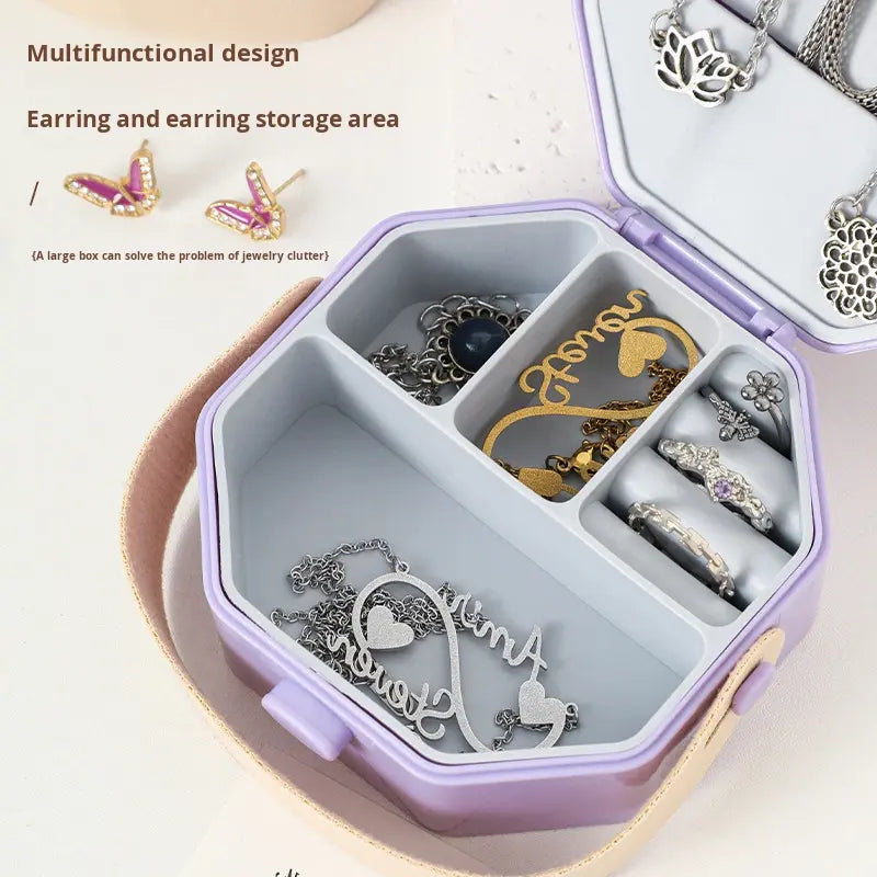 Mini Multi-Functional Jewelry Organizer Box