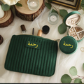 Personalised Gift Set | Custom Name Makeup Bag & Jewellery Box | Luxury Gift for Her