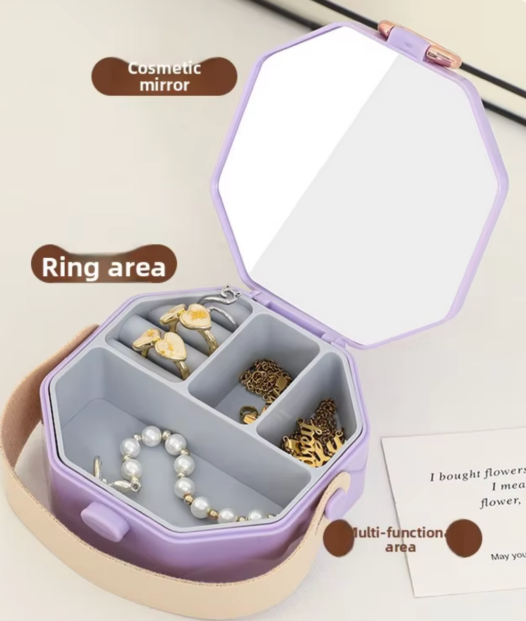Mini Multi-Functional Jewelry Organizer Box